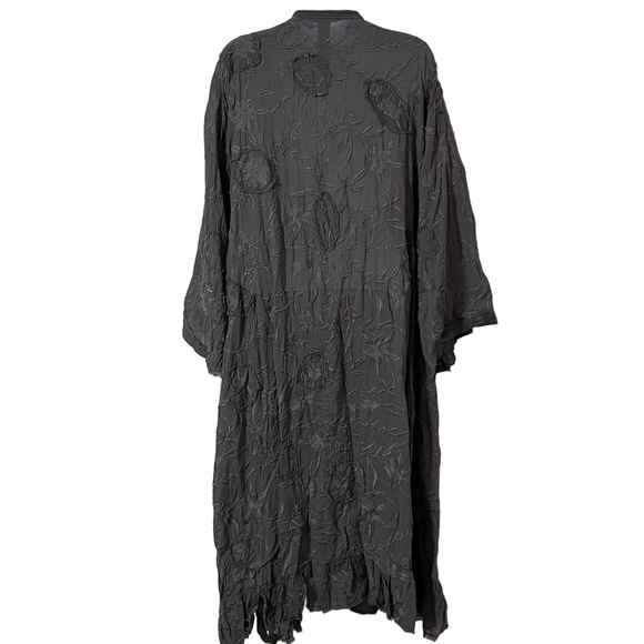 Magnolia Pearl Boho Embroidered/Appliqué Midi Kimono O/S - Picture 2 of 13
